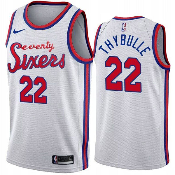Philadelphia 76ers Matisse Thybulle 22 jersey men's white the city basketball uniform swingman limited edition vest