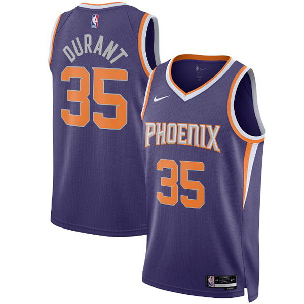 Phoenix jersey Suns Kevin Durant 35# uniform swingman limited edition kit city shirt 2022-2023