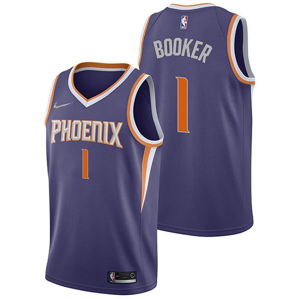 Phoenix Suns 1 Devin Booker jersey city basket uniforme swingman limited edition kit navy shirt 2022