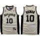 San Antonio Spurs 10 Dennis Keith Rodman Retro city nba basketball swingman jersey The Worm white edition shirt 2021