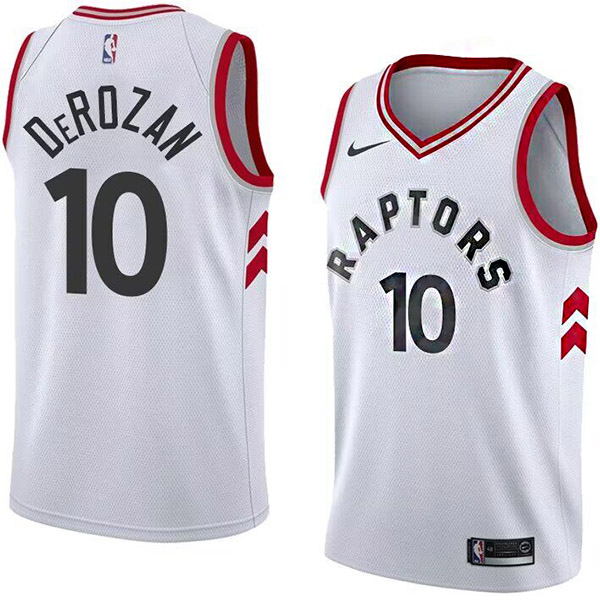 Toronto Raptors city edition swingman jersey men's DeMar DeRozan 10 white basketball limited vest