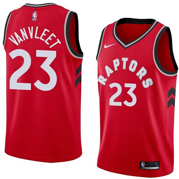 Toronto Raptors city edition swingman jersey men's Fred VanVleet 23 red basketball limited vest