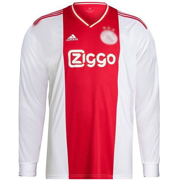 Ajax maglia home dell'manica lunga prima maglia sportiva da uomo divisa da calcio maglia da calcio 2022-2023
