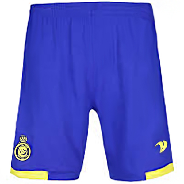 Al Nassr maglia da casa pantaloncini i primi pantaloni della maglia da calcio dell'uniforme sportiva da calcio da uomo 2023