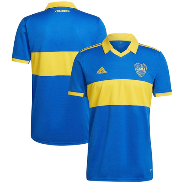 Boca Juniors maglia da casa del prima maglia da calcio da uomo della prima divisa da calcio 2022-2023