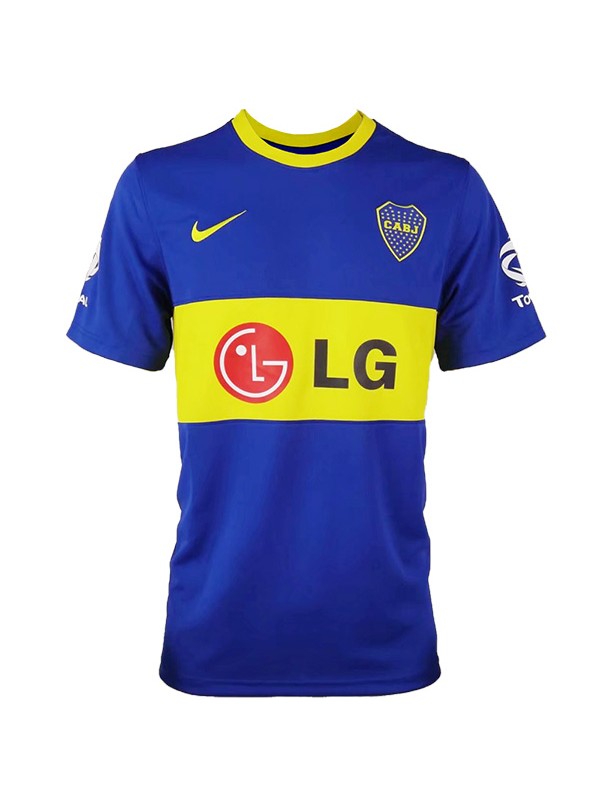 Boca Juniors maglia retrò casa del prima divisa da calcio da uomo, maglia da calcio sportiva 2010-2011
