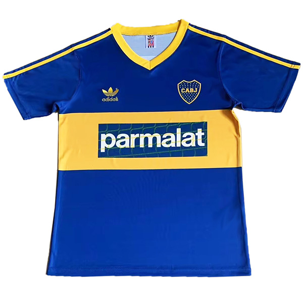 Boca juniors maglia storica da casa prima maglia da calcio da uomo divisa da calcio 1988-1989