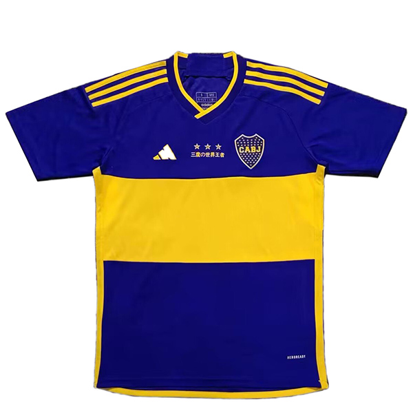 Boca juniors maglia da calcio in edizione speciale maglia da calcio da uomo abbigliamento sportivo uniforme blu 2023-2024