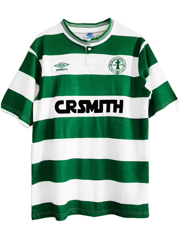 Celtic maglia retrò casalinga uniforme da calcio prima maglia sportiva da uomo vintage da calcio 1987-1988