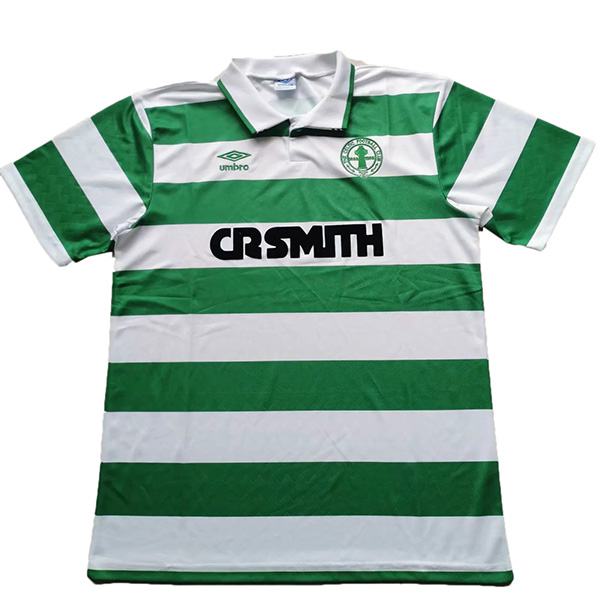 Celtic home retro soccer jersey maillot match men's first sportwear football shirt 1987-1989