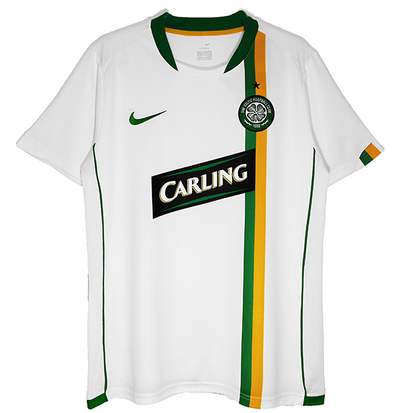 Celtic terza maglia retrò partita di calcio da uomo 3a divisa da calcio top maglia sportiva 2006-2007