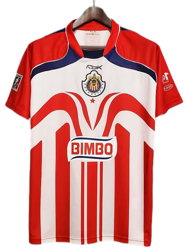 Chivas maglia retrò casalinga uniforme da calcio prima maglia sportiva da calcio da uomo 2006-2007