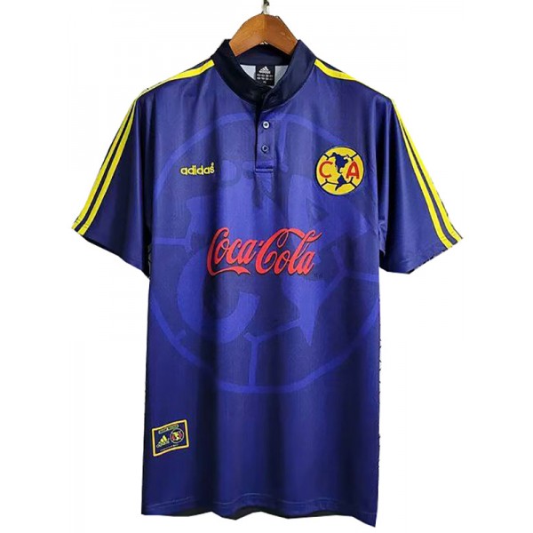 Club America seconda maglia sportiva da uomo seconda divisa da calcio in maglia retrò da trasferta 1998-1999