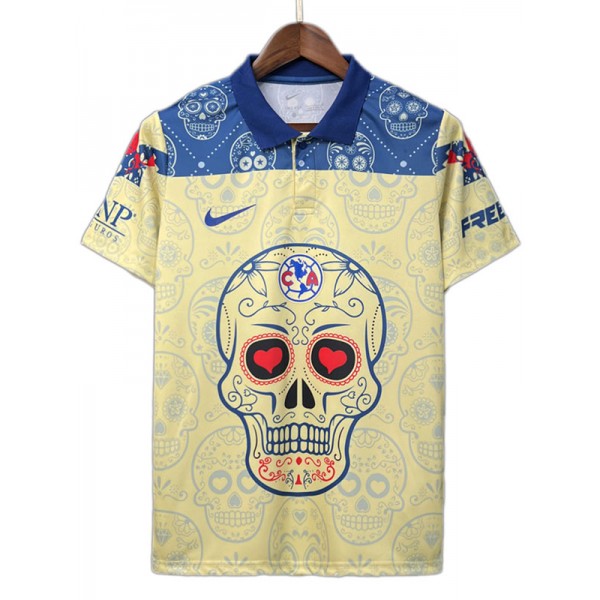 Club América maglia da calcio edizione speciale divisa da calcio gialla da uomo kit da calcio top maglia sportiva 2023-2024