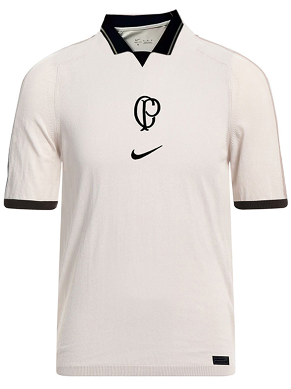 Corinthians maglia da allenamento uniforme da calcio da uomo bianca per partita sportiva maglia sportiva da calcio 2023-2024