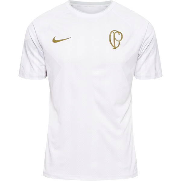 Corinthians maglia allenamento uniforme da calcio abbigliamento sportivo da uomo sportivo da calcio top bianco camicia sportiva 2023-2024