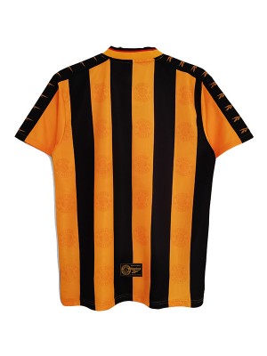 Kaizer Chiefs maglia da casa retrò partita di calcio uniforme da uomo arancione abbigliamento sportivo maglietta da calcio 1998