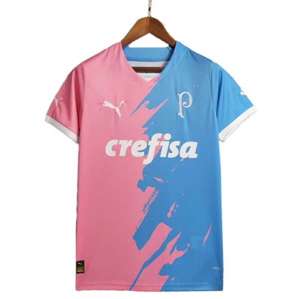 Palmeiras maglia edizione speciale maglia da calcio sportiva da uomo blu rosa uniforme da calcio 2023-2024