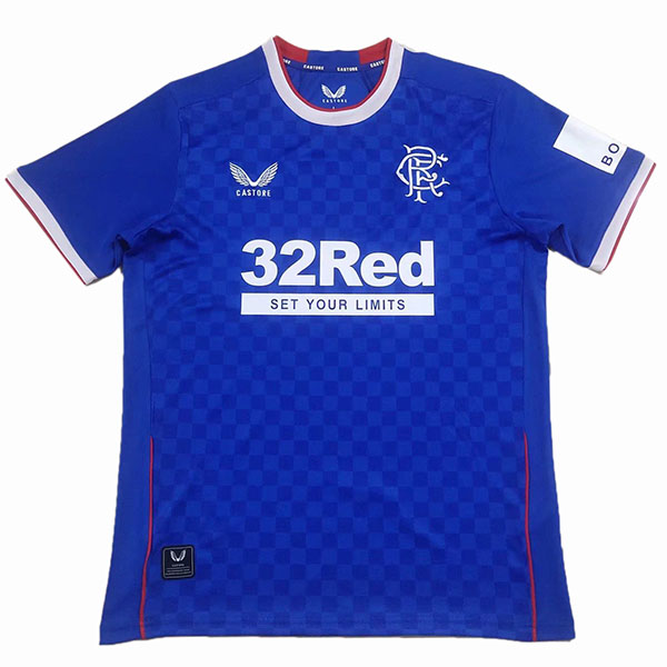 Rangers la prima maglia da calcio da uomo di abbigliamento sportivo da uomo della prima divisa da calcio dei 2022-2023