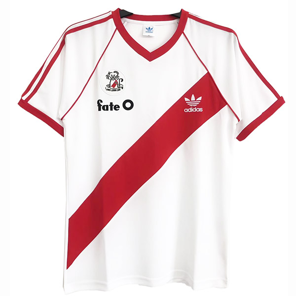 River Plate prima maglia da calcio da uomo della prima divisa da calcio della home 1986-1987