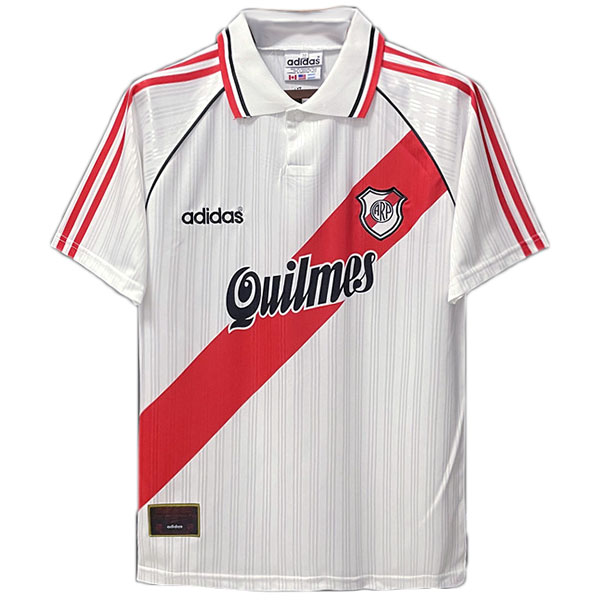 River Plate maglia retrò casa del prima maglia da calcio da uomo della divisa da calcio 1996-1997