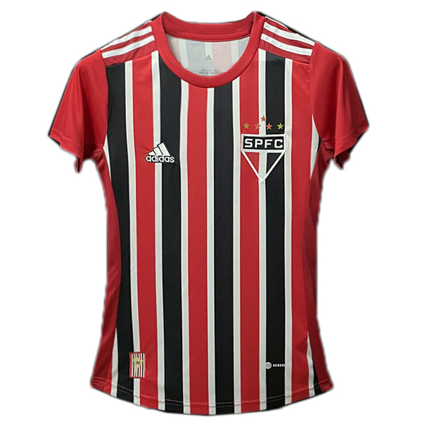 San Paulo maglia da calcio femminile da casa prima maglia da calcio sportiva da donna 2022-2023