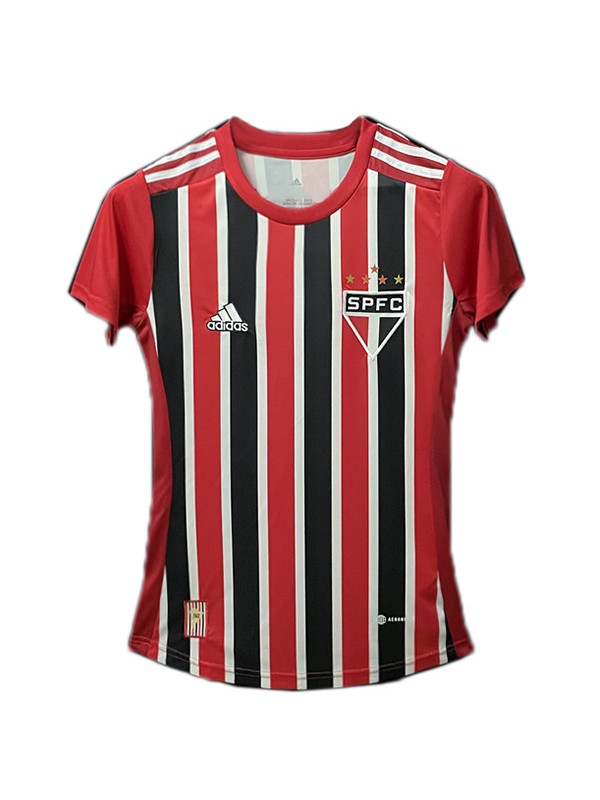 San Paulo maglia da calcio femminile da casa prima maglia da calcio sportiva da donna 2022-2023