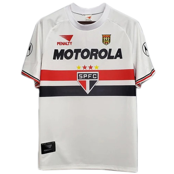 Sao Paulo maglia da calcio da casa prima maglia da calcio da uomo prima maglia sportiva 1999-2000