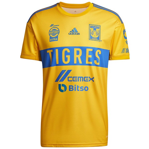 Tigres maglia casalinga del Tigres divisa da calcio da uomo prima divisa da calcio per abbigliamento sportivo top maglia sportiva 2023-2024