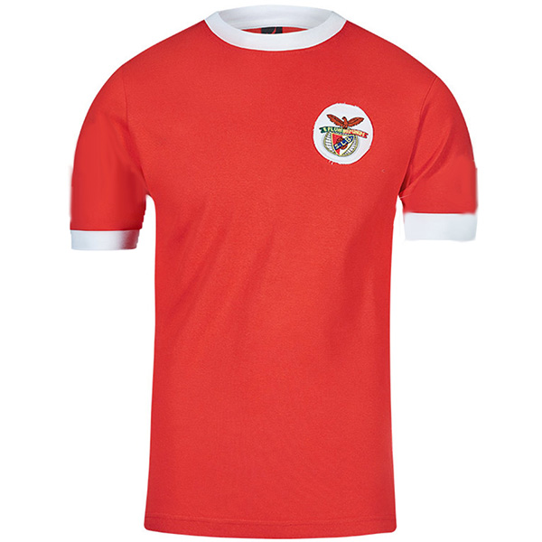 Benfica divisa da calcio retrò casalinga prima maglia sportiva da calcio da uomo 1972-1973