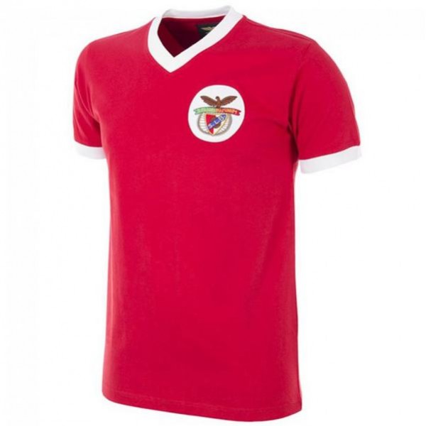 Benfica maglia retrò casalinga del prima maglia sportiva da uomo di abbigliamento sportivo da calcio 1974-1975