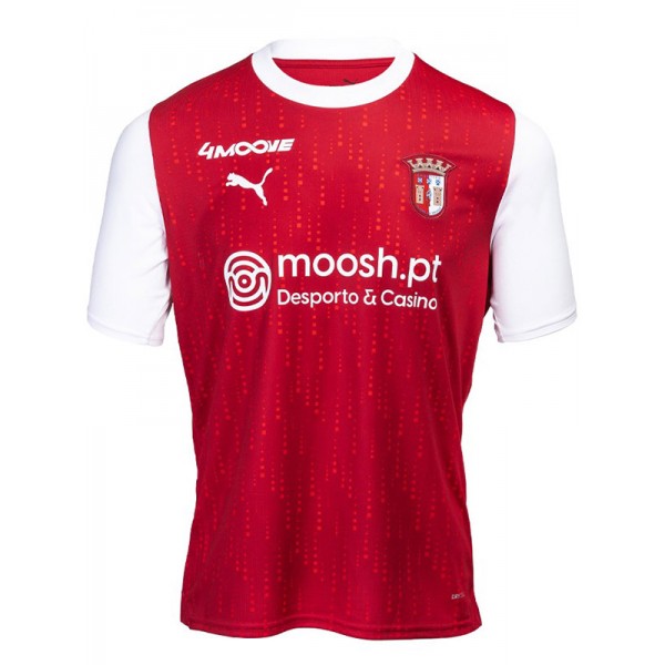 Braga maglia da casa divisa da calcio da uomo, prima maglia sportiva da calcio 2023-2024