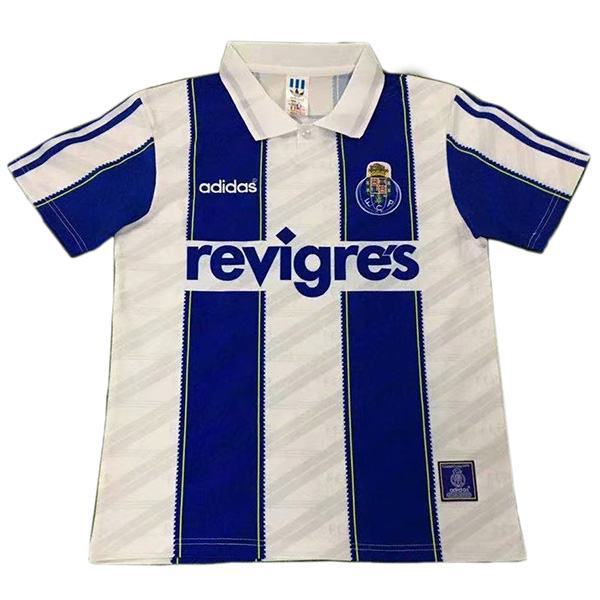 FC Porto maglia da calcio vintage retrò partita prima maglia da calcio sportiva da uomo bianca 1995-1997