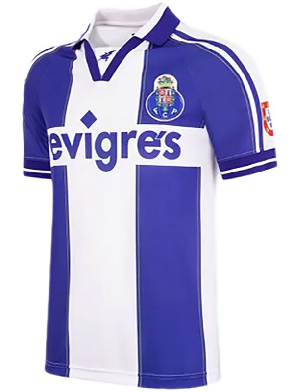 Porto maglia storica da casa divisa da calcio prima maglia da calcio da uomo per abbigliamento sportivo 1998-1999