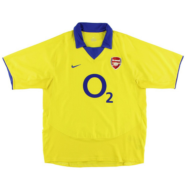 Arsenal maglia da trasferta dell'retrò seconda divisa da calcio maglia da calcio maschile 2003-2005