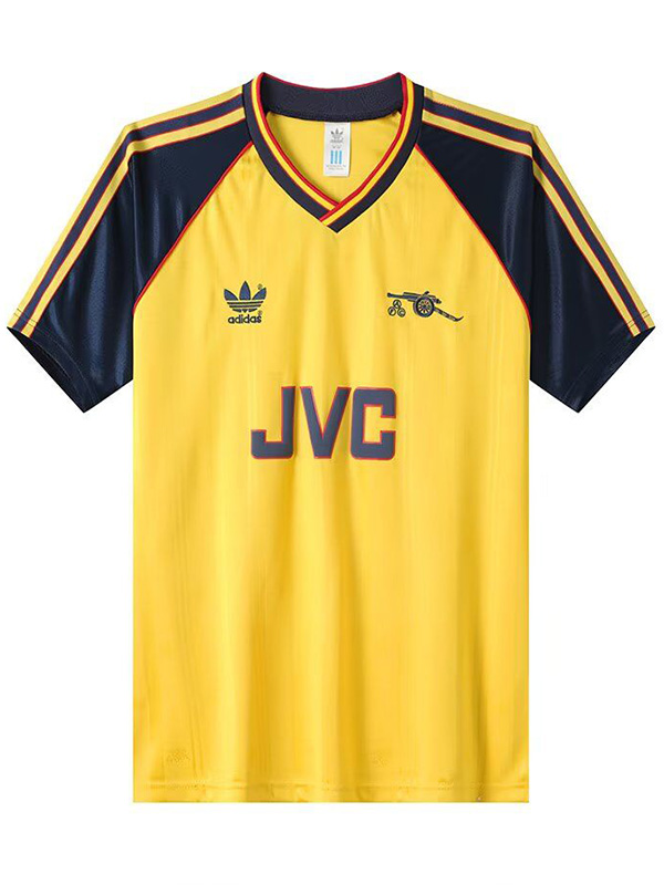 Arsenal trasferta maglia retrò da seconda maglia da calcio per abbigliamento sportivo da uomo divisa da calcio 1988-1989