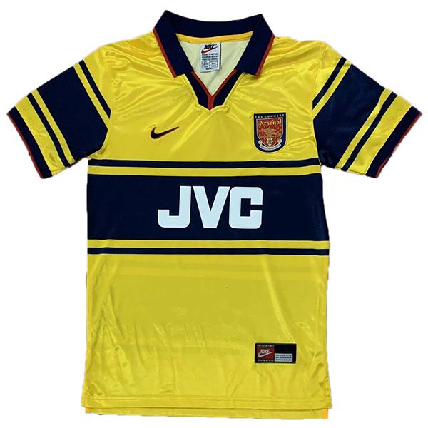 Arsenal away retro soccer jersey maillot match men's 2ed sportwear football shirt 1997
