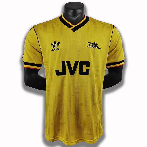 Arsenal away retro soccer jersey maillot match second men's sportwear football shirt 1986-1988