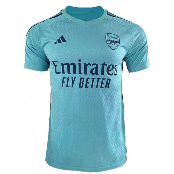 Arsenal maglia concept color azzurro uniforme da calcio versione giocatore maglia sportiva da calcio da uomo 2023-2024
