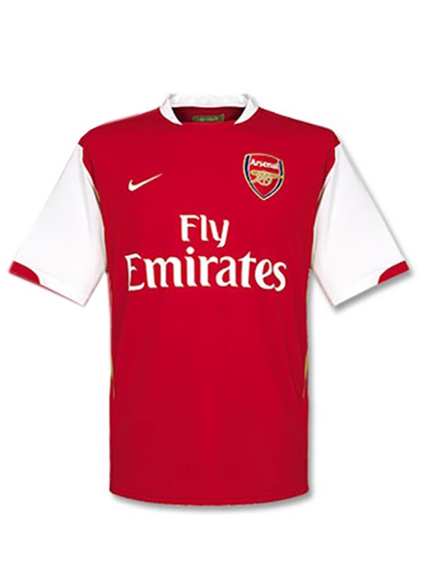 Arsenal home retro jersey match prima maglia sportiva da calcio da uomo 2006