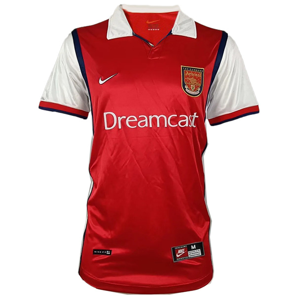 Arsenal maglia retrò casa divisa da calcio prima maglia sportiva da calcio da uomo 1999-2000