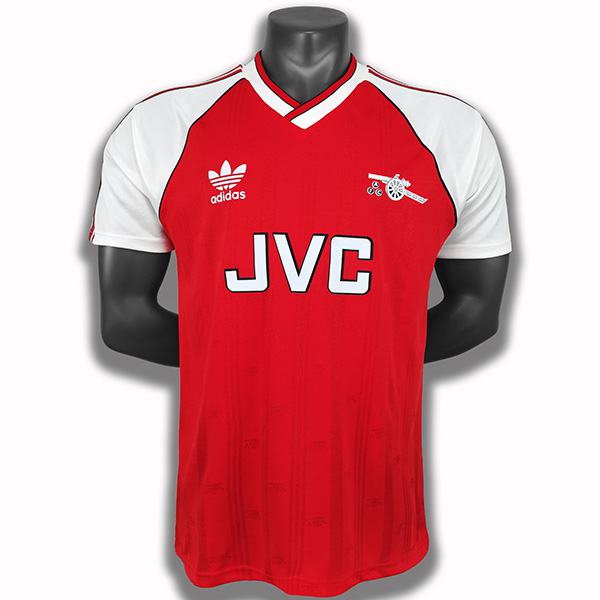 Arsenal home retro soccer jersey maillot match first men's sportwear football shirt 1988-1989
