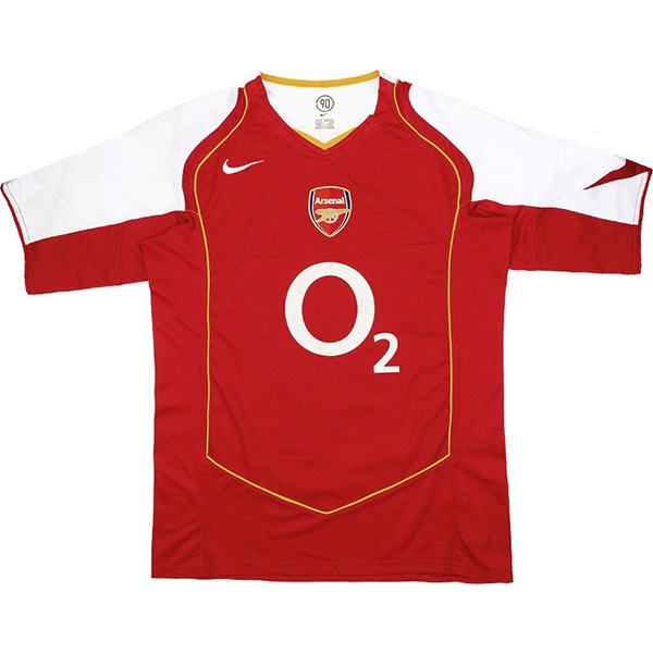 Arsenal home retro soccer jersey maillot match men's 1st sportwear football shirt 2004-05