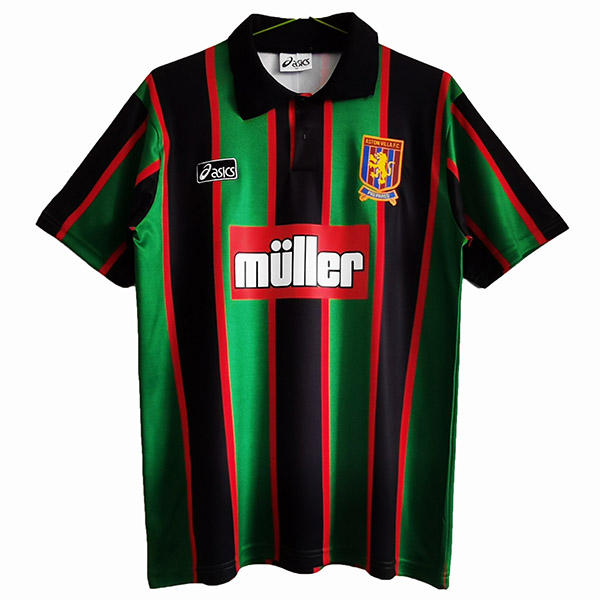 Aston villa seconda maglia retrò maglia da calcio abbigliamento sportivo da uomo magliette da calcio maglia sportiva 1993-1995