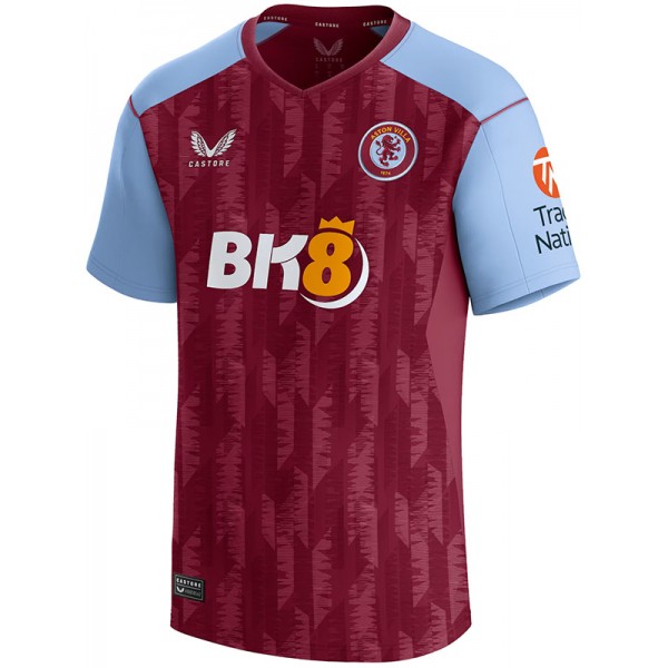 Aston Villa maglia da casa divisa da calcio da uomo prima maglia sportiva da calcio 2023-2024