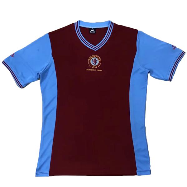 Aston Villa partita di calcio retrò in casa maglia da calcio sportiva da uomo 2012