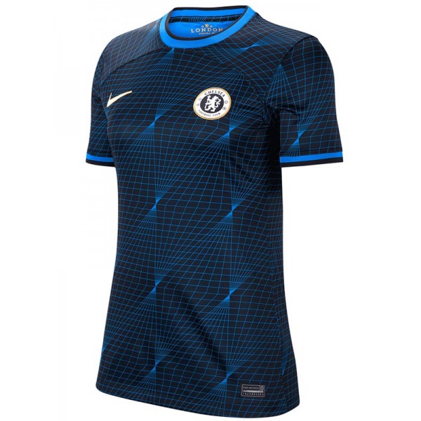 Chelsea trasferta maglia da femminile del seconda divisa da calcio da donna abbigliamento sportivo maglia sportiva da calcio 2023-2024