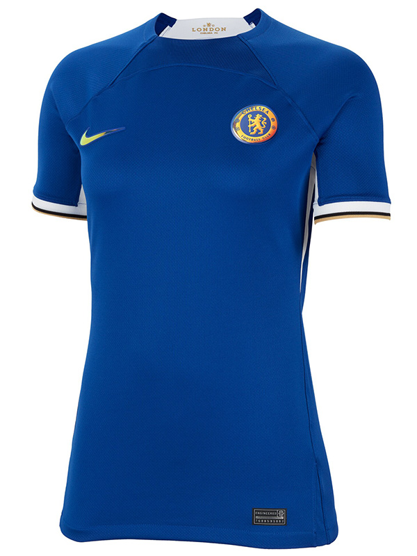 Chelsea maglia femminile casalinga prima maglia sportiva da calcio per abbigliamento sportivo da donna, uniforme da calcio 2023-2024