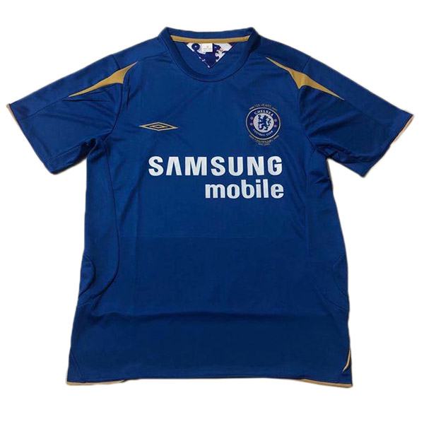 Chelsea home retro jersey 100 years anniversary maillot match men's 1st soccer sportwear football shirt 2005-2006