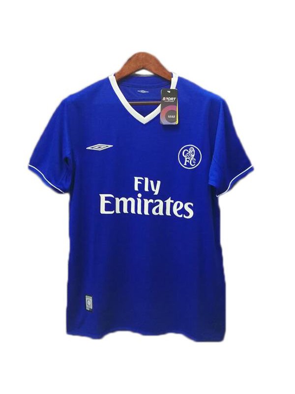 Chelsea Home Retro Jersey Maillot Match Men's Soccer Sportwear Football Shirt 2003-2005